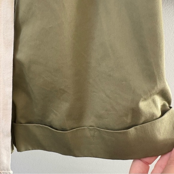 Alberto Makali Olive Green Romper with Gold Button Detail, Size S - Picture 7 of 12